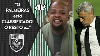 Provocou Crespo: Olha o que Felipe Melo fez após o Palmeiras eliminar o São Paulo da Libertadores