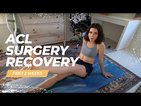 ACL SURGERY RECOVERY #2 - first two weeks after my second (!!) ACL surgery