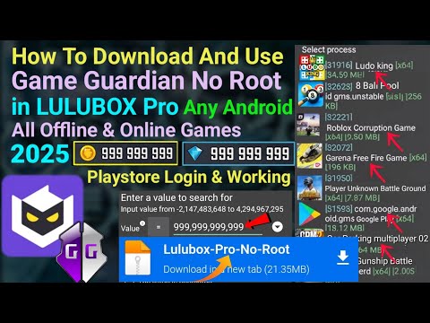 How To Install And Use Game Guardian No Root in Lulubox Pro For Any Android || 2025