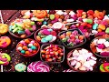 Candy Mixing Candy ASMR Video Candy Satisfying Video Candy Cutting Rainbow Candy