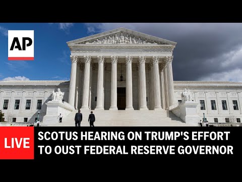 Video Thumbnail: Supreme Court LIVE: Hearing on Trump's effort to oust Federal Reserve governor Lisa Cook
