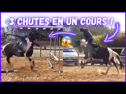 [COURS] Saut d’obstacles et 3 chutes 😱 03/04/21 - CS'o Landreau