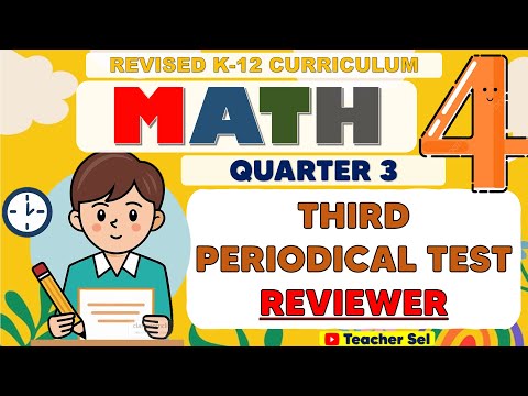 Grade 4 MATH 4 Third Periodical Test Reviewer (Quarter 3) Revised K-12 #reviewer #Grade4