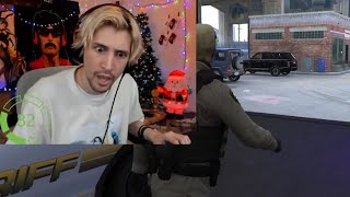 xQc realizes his RTX 4090 GPU is at 90% playing GTA RP