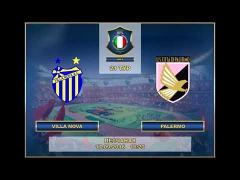 AFL. Italia. Seria A. 21 Tour. Villa Nova - Palermo