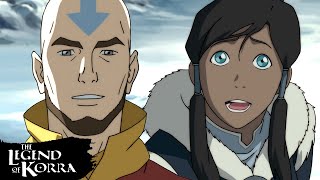 Aang Restores Korras Bending  Full Scene  The Lege