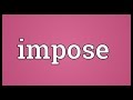 Impose Meaning