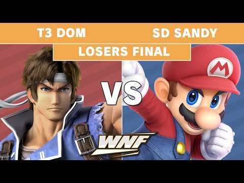 WNF 4.3 - SD Sandy (Mario) vs T3 Dom (Richter)  Losers Finals - Smash Ultimate