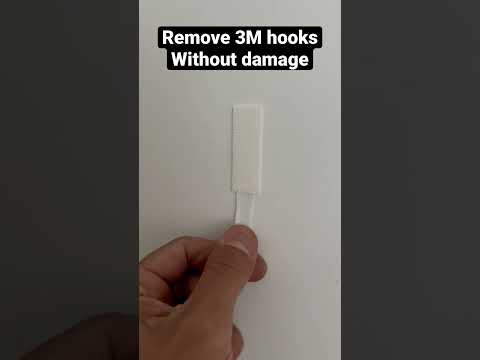 Remove 3M hooks without damage