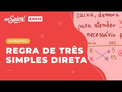 Regra de Três Simples Direta RDTA01 Aula 05