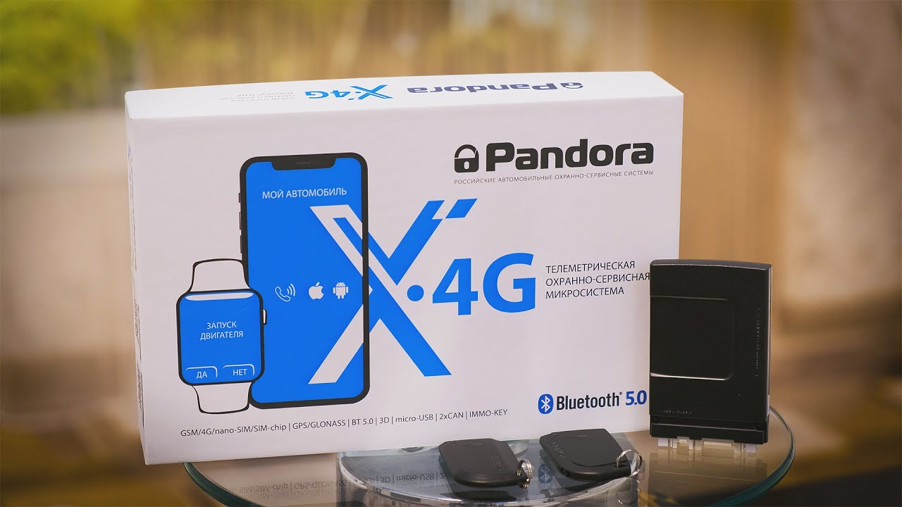 Автосигнализация Pandora X-4G