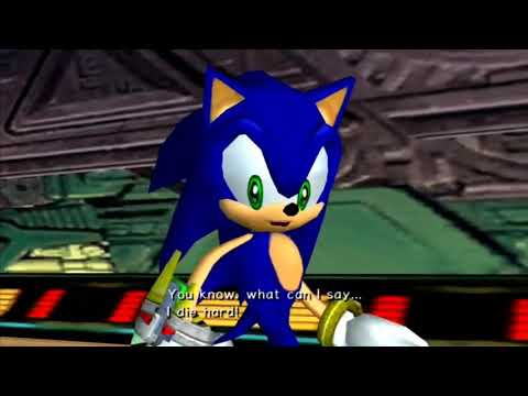 Sonic Adventure 2 Battle - Sonic vs Shadow (Cutscene - Audio Fixed)