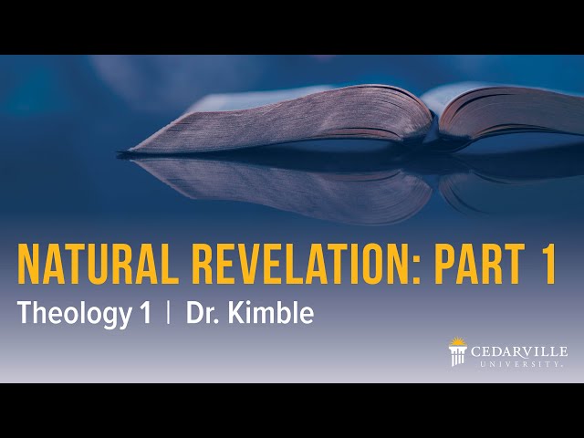 Thumbnail for video titled: Theology I: Natural Revelation (part 1)