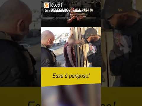 delegado da Cunha humilhando  ladrão