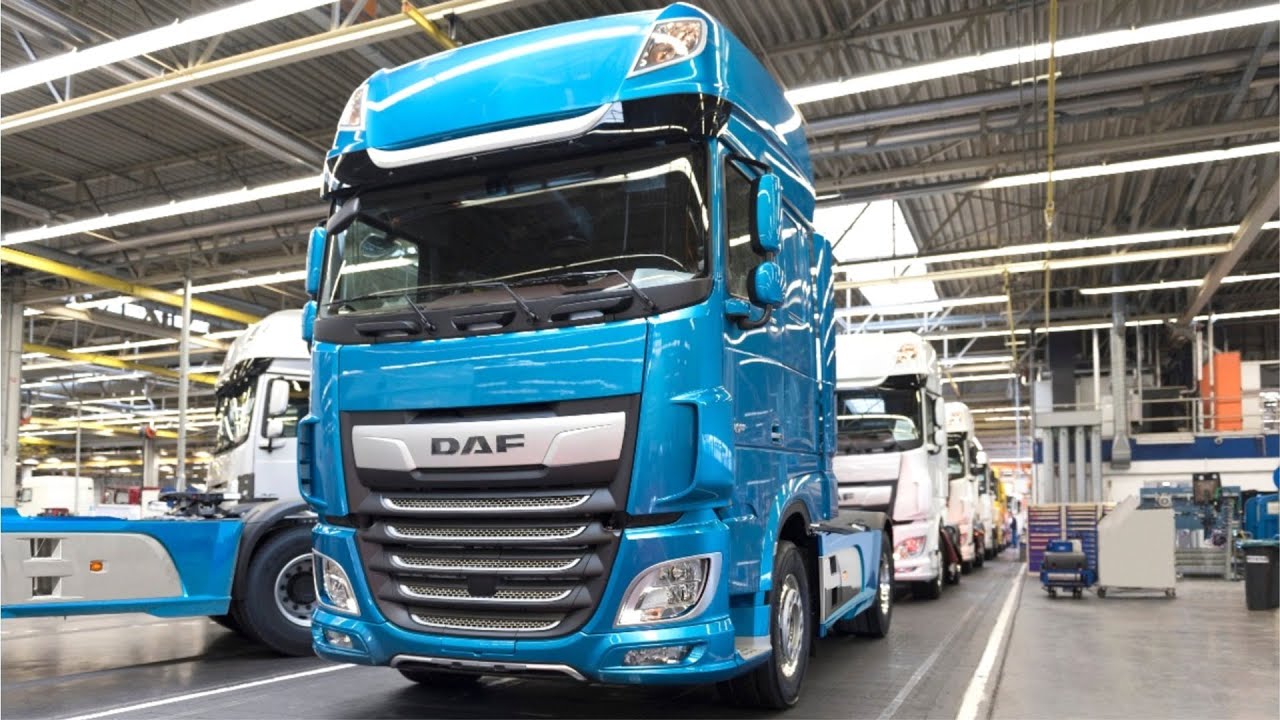 DAF trucks production European truck factory