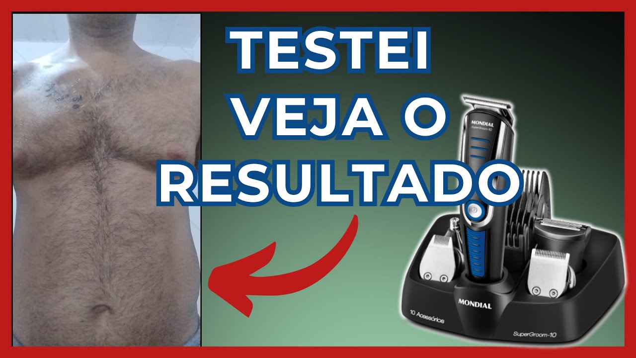 Miniatura da avaliação em vídeo de Aparador de Pelos Mondial Super Groom 11 BG-05 Bivolt Preto