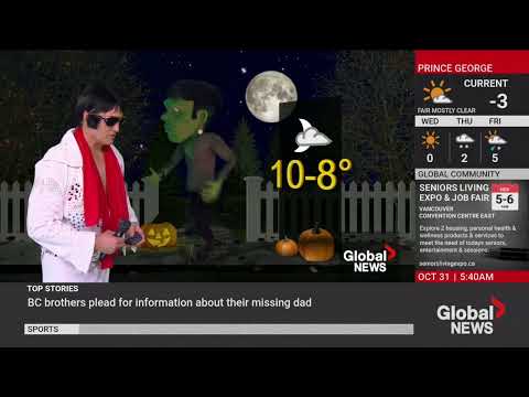 Halloween on Global BC Morning News! Monday, October 31, 2022.