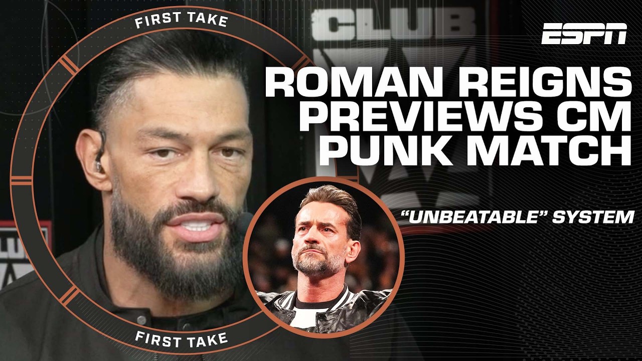 Roman Reigns says he has an ‘unbeatable’ system heading into WrestleMania 42 w/ CM Punk | First Take