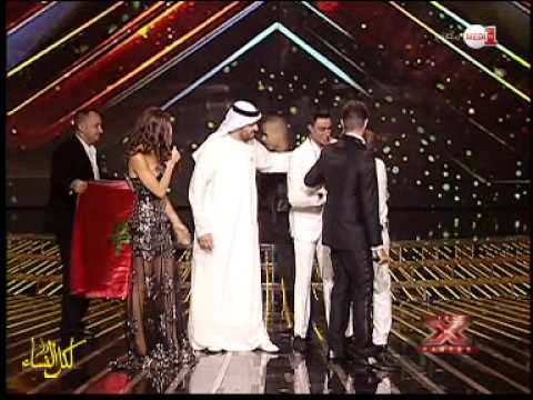 لحظة تتويج محمد الريفي بلقب xfactor arab 2013
