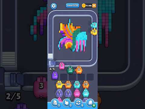 Pixel Flow Level 658 Walkthrough