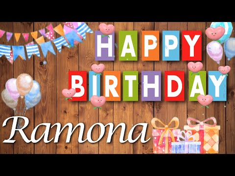 Alles Gute liebe Ramona! Herzlichen Glückwunsch zum Geburtstag!