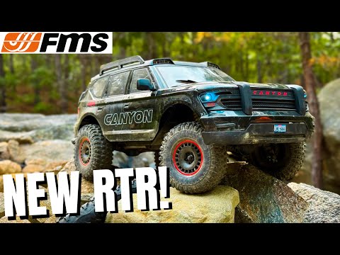 NEW FMS Canyon 1:10 Run & Review!