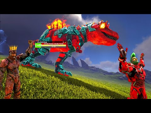 Conhece O Segundo Rei Do Mundo Do Lucas Black UuuAAA Que Absurdo De Dano Ark Dinossauro