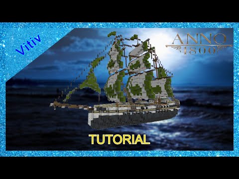Anno 1800 Frigate in Minecraft - 1:1 Scale - Tutorial