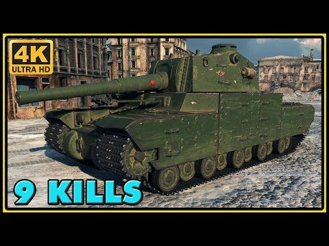 Type 5 Heavy - 9,7K Dmg - 1 VS 4 - World of Tanks Gameplay - 4K Video