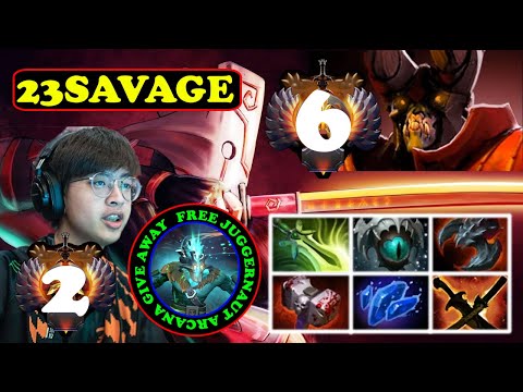 23SAVAGE GOD OF SEA 12K MMR #2 JUGGERNAUT VS #6 DOOM INTENSE PRO MATCH | DOTA2ORBS