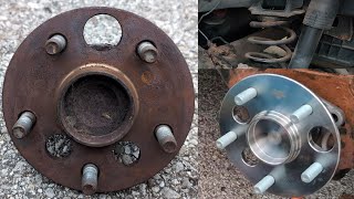 How To Replace Rear Wheel Hub Bearing 2008 Scion xB