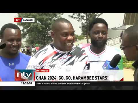 Football fans throng Kasarani Stadium ahead of Harambee Stars, Morocco CHAN game