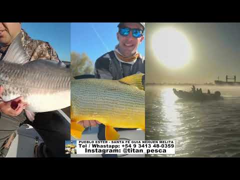 PUEBLO ESTER - SANTA FE GUIA NEHUEN MELITA. Tel / Whastapp: +54 9 3413 48-0359. @titan_pesca