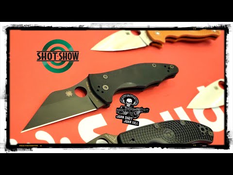 Shot Show 2020 - Spyderco Booth Review / Interview with Mike Janich - #JUANSHOT2020