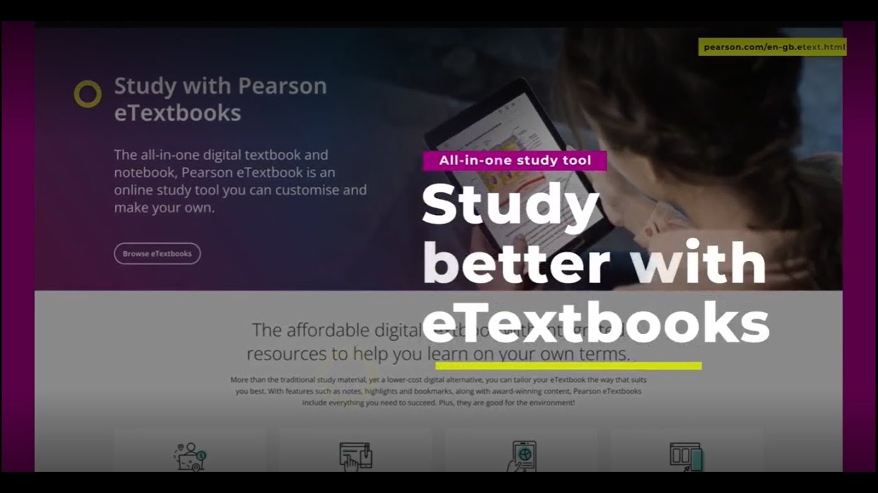 Peason eTextbook: Help your students take their study to a new level 