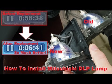 Mitsubishi WD-73742 - Lamp Replacement