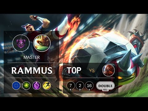 Rammus Top vs Gragas - EUW Master Patch 9.15
