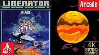 Liberator Arcade ( Atari 1982 ) 4k Gameplay
