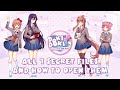 Doki Doki Literature Club Plus How To Open All 7 Secret Files