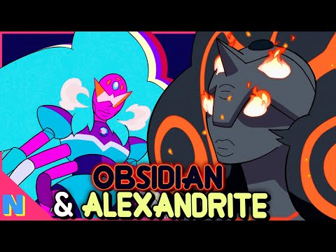 Alexandrit & Obsidian: Geschichte und Symbolik erklärt! | Steven Universe