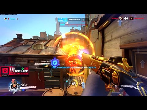 Surefour Insane DPS Ashe - 38 elims! [ Overwatch Season 27 Top 500 ]