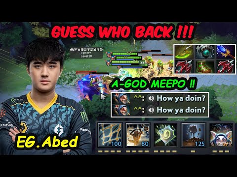 Abed Meepo Back !! - Signature Hero Macro Skill Ready For The International 2022 Dota 2 7.32c