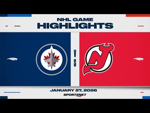 NHL Highlights | Jets vs. Devils - January 27th, 2026