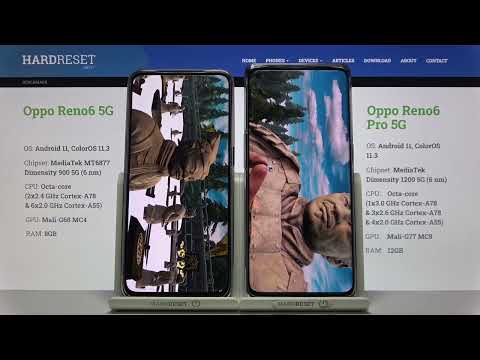 Oppo Reno6 5G vs Reno6 Pro 5G - AnTuTu Benchmark / Performance Comparison