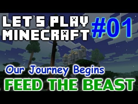 Let's Play Minecraft FTB Ep. 1 - Our Journey Begins!