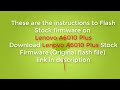 How To Download And Flash Lenovo Yoga Tablet 10 B8000H Stock Rom (flash File)