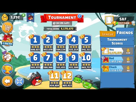 Angry Birds Friends. Tournament (25.07.2022). All levels 3 stars. Passage from Sergey Fetisov