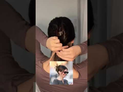 How to get Kendall Jenner's Claw Clip Hairstyle | Slow...