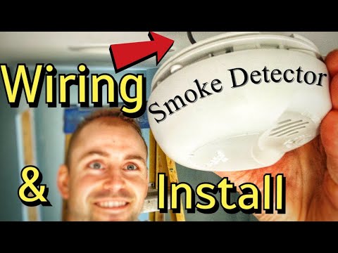 Smoke Detector Installation - Wiring Hardwired Smoke Detector First Alert BRK9120b6CP