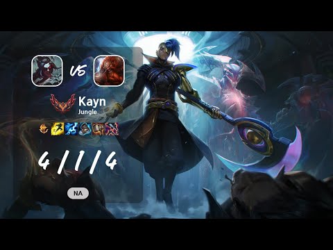 Kayn Jungle vs Gragas - NA GrandMaster Patch 13.9